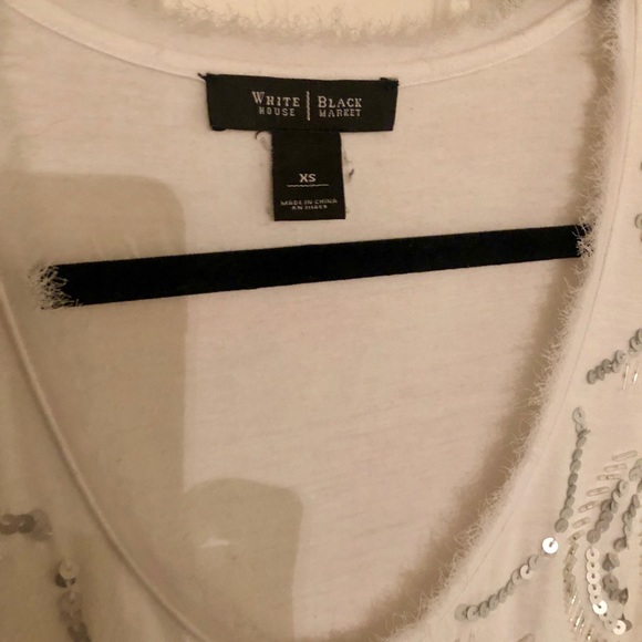 White House Black Market Sheer layers Women’s top - Picture 2 of 2